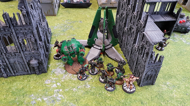 Chaos Space Marines vs Salamanders - 1250pts - Beachhead - a tournament report from Weekend at Burnie's 2 - an invitational event for Moarhammer patrons.