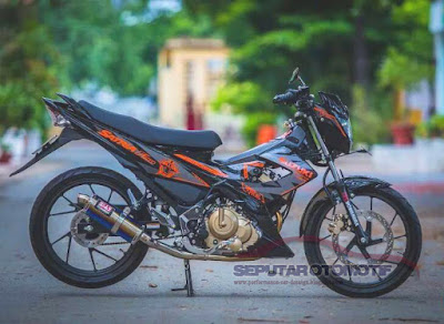 gambar modifikasi motor satria fu