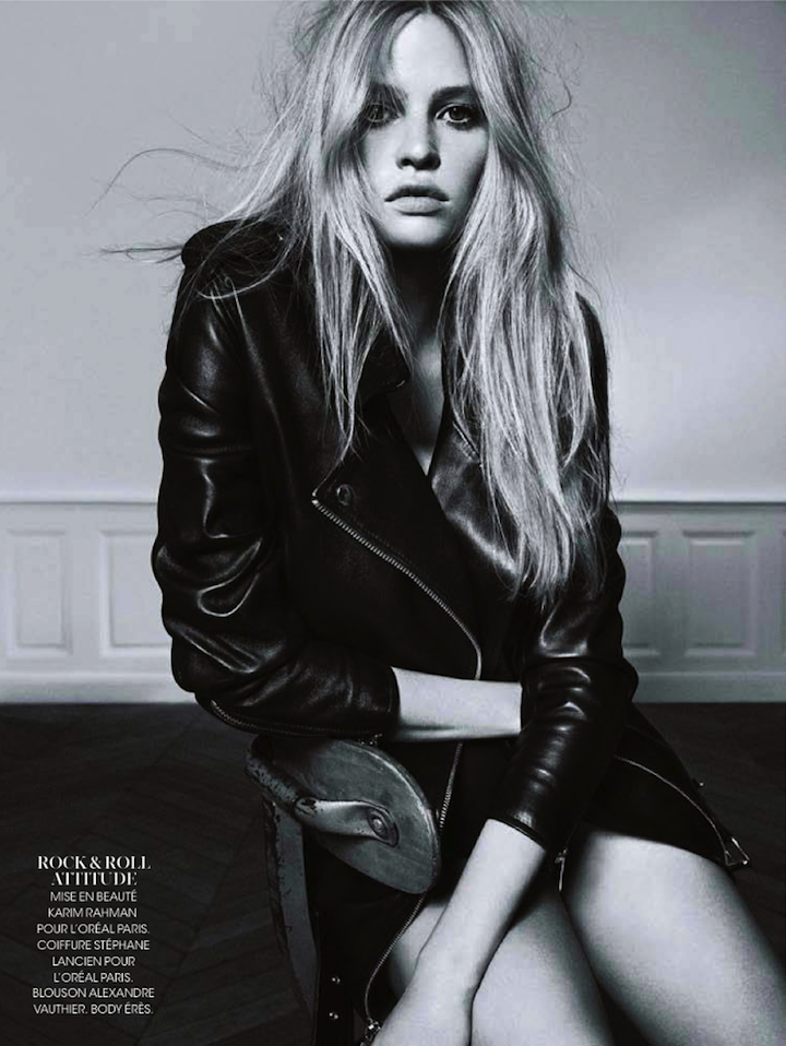 Lara Stone By Nico For Madame Figaro 25th October 20133