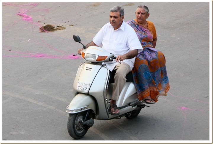 CoupleOnScooter