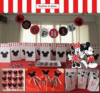 Children's Parties, Decorations Mickey Mouse