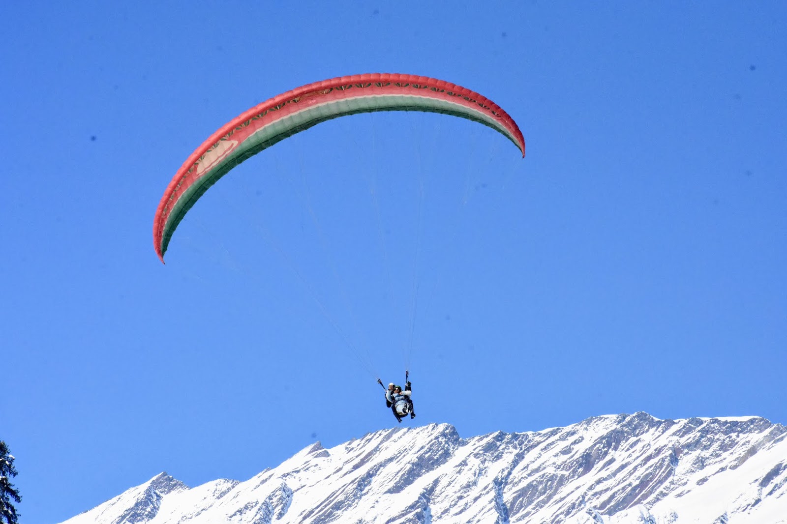 Paragliding at Solang Valley
