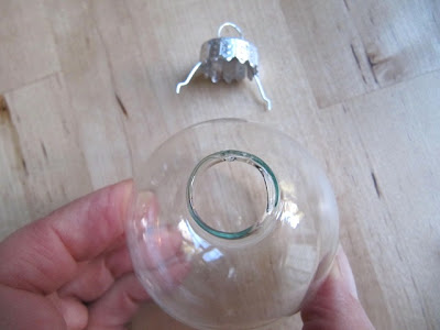 clear glass Christmas ornaments