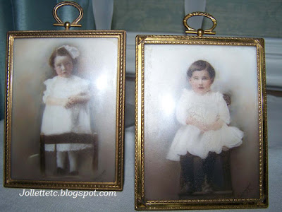 Portraits of Violetta and Velma on opalotype https://jollettetc.blogspot.com