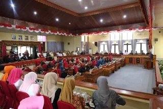 Pj. Bupati Nukman Beberkan Capaian Pada Rapat Paripurna HUT Ke-33 Kabupaten Lampung Barat.