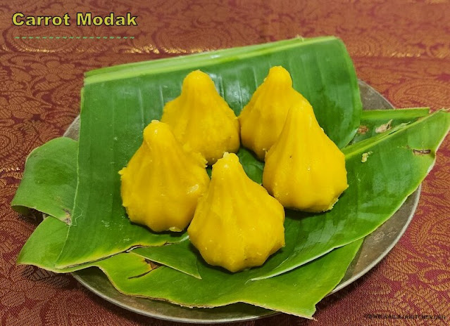 images of Carrot Modagam Recipe / Carrot Modak Recipe / Gajar Modak Recipe / Carrot Modagam Recipe / Ganesh Chathurthi Recipe