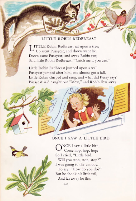"Childrcraft: Poems of Early Childhood," edited by J. Morris Jones, illustration by Ursula Koering, 1954