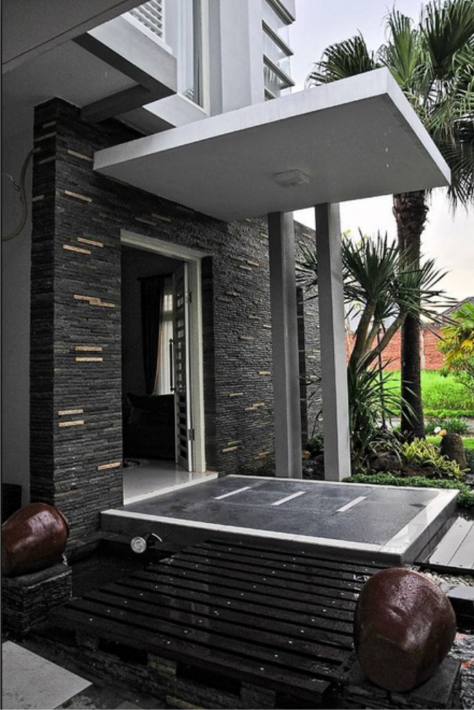 53 Model  Granit Teras  Depan  Rumah Paling Trend 