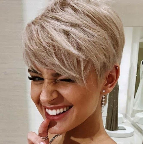 Try short pixie cut on bad layer haricut