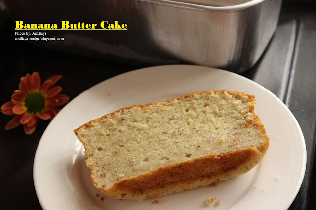 Banana Butter Cake 