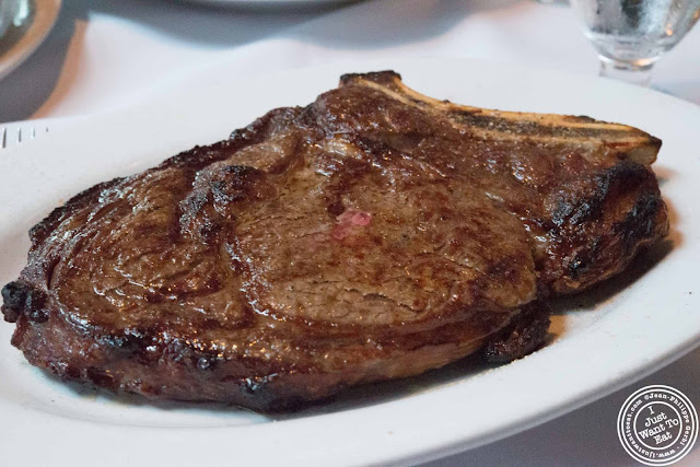 image of ribeye at Dino and Harry's steakhouse in Hoboken, NJ