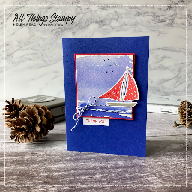 Let's Set Sail stampin up card ideas