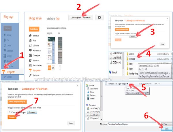 Cara Mengganti Template Blog Bagian 2