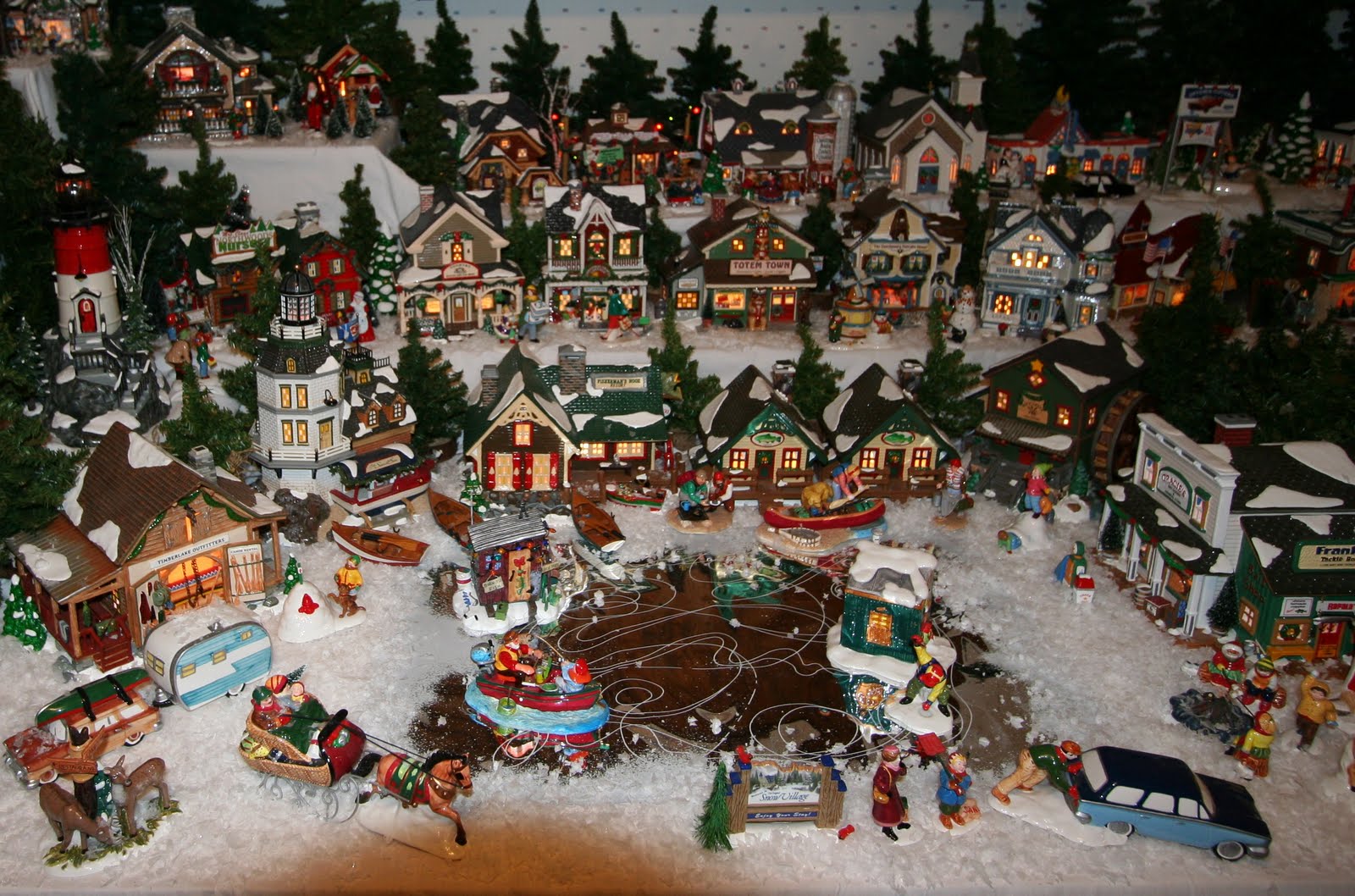 Home Design Image Ideas: lighted village display ideas