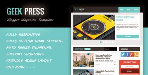 Geek Press Responsive News & Magazine Template