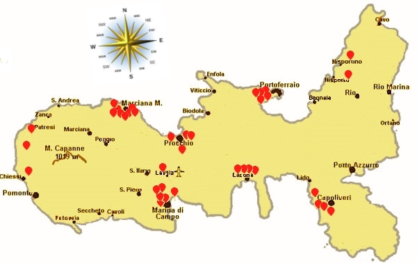 ELBA map & solar installations by Rondolino