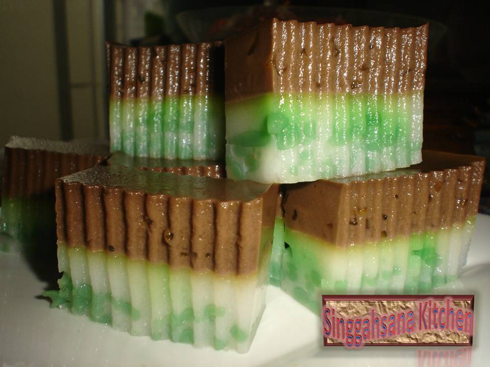 Puding Cendol Gula Melaka  Singgahsana Kitchen