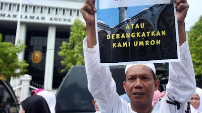 Negara Aneh, Sudah Salah Malah Ambil Hak  Jamaah Umrah First Travel