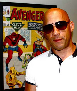 Vin Diesel visits Marvel Entertainment's offices for a meeting