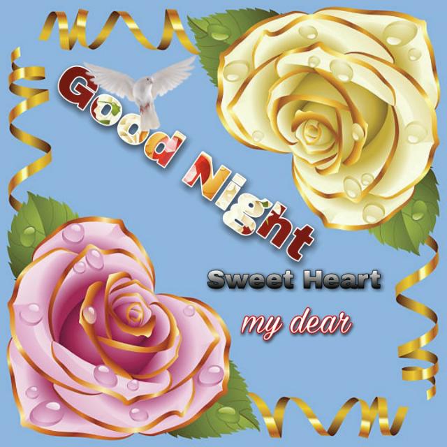 images of good night sweet heart