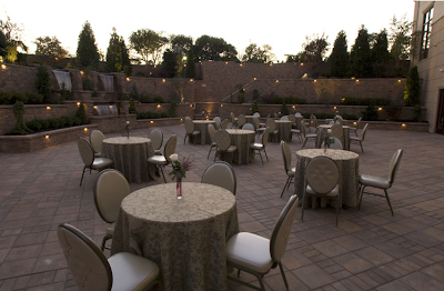 Garden Ridge Furniture on Stone Patio Is Also Available For Ceremonies And Garden Settings