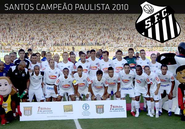 Santos FC Campe o Paulista 2010 titulo dedicado por G10 a torcida 