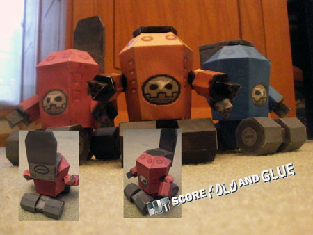 Mega Man Legends Blumebear Papercraft