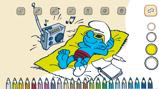 'The Smurfs: Colorful Stories' screenshot