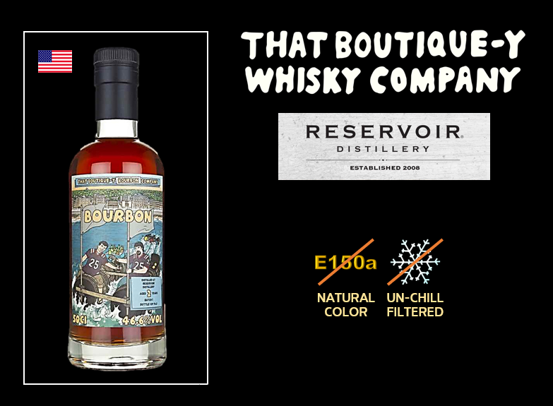 Review #859 : That Boutique-Y Whisky Company – Reservoir Distillery – Bourbon - 2 Years Old – batch 1