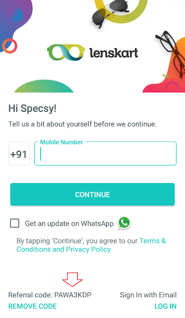 lenskart referral code
