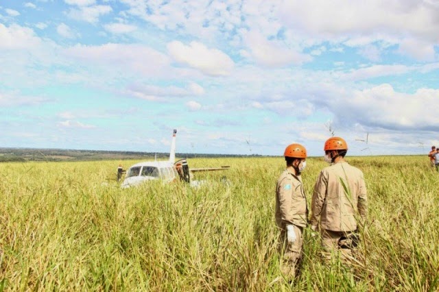 Avião que levava Huck e Angélica faz pouso forçado no Mato Grosso do Sul