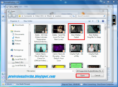 Cara Merubah Video Menjadi Mp3 Dengan Software Format Factory