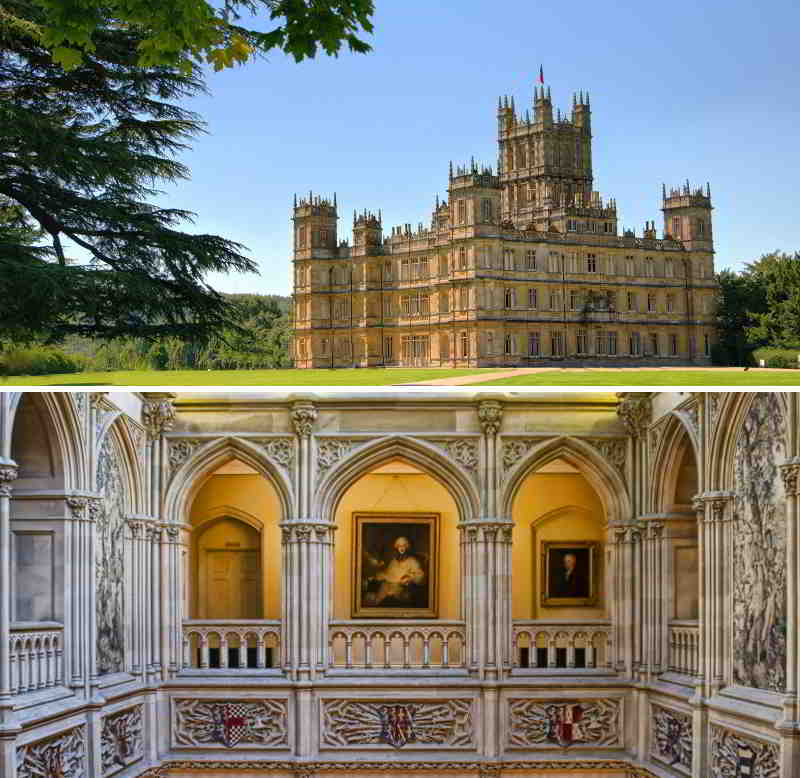 Castle where Downton Abbey is filmed