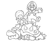 #6 Toad Coloring Page