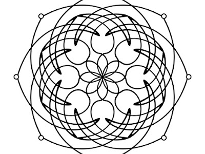 Mandala 42 Free Coloring Book by Greg Vanderlaan