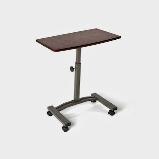 Adjustable Laptop Stand Seville Classics WEB162 Mobile Laptop Desk Cart