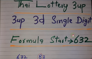 Thailand Lottery Touch Digits Formula For 16-09-2018