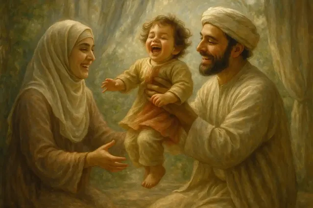 Aurat ke liye khwab mein beta dekhna khushkhabri, hamal, ya kisi nayi zimmedari ki taraf ishara karta hai jo uske liye khair ka baais hogi