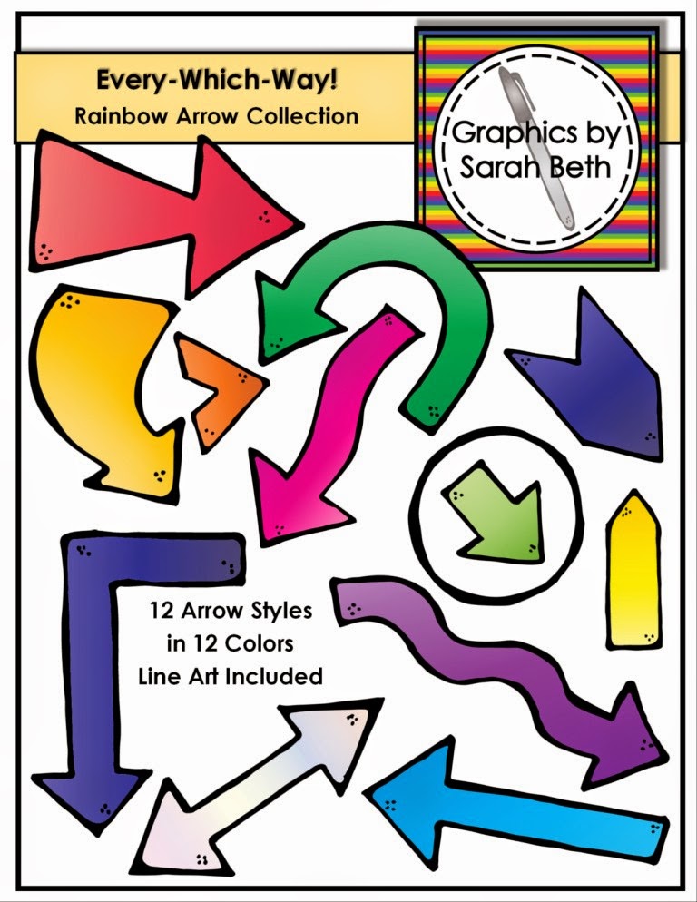 http://www.teacherspayteachers.com/Product/Every-Which-Way-Rainbow-Arrow-Clipart-Arrows-Graphics-1317565