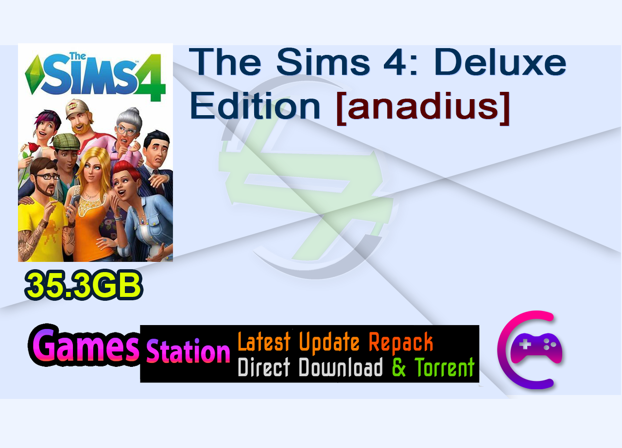 The Sims 4: Deluxe Edition (v1.89.214.1030 + ONLINE + All DLCs [selectable!], MULTi18) [anadius]