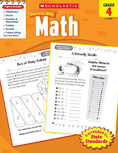 Scholastic Success with Math, Grade 4 (Scholastic Success with Workbooks: Math)