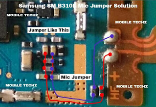 Samsung SM B310E Mic Problem Mic Not Working  Jumper Ways Solution