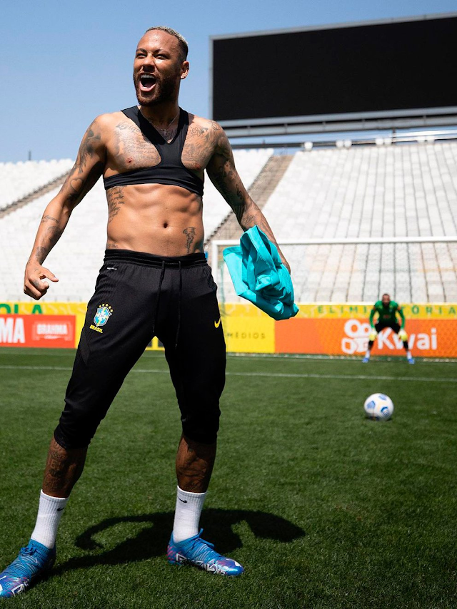 Neymar respondió a los comentarios sobre su supuesto sobrepeso con una desafiante publicación en las redes