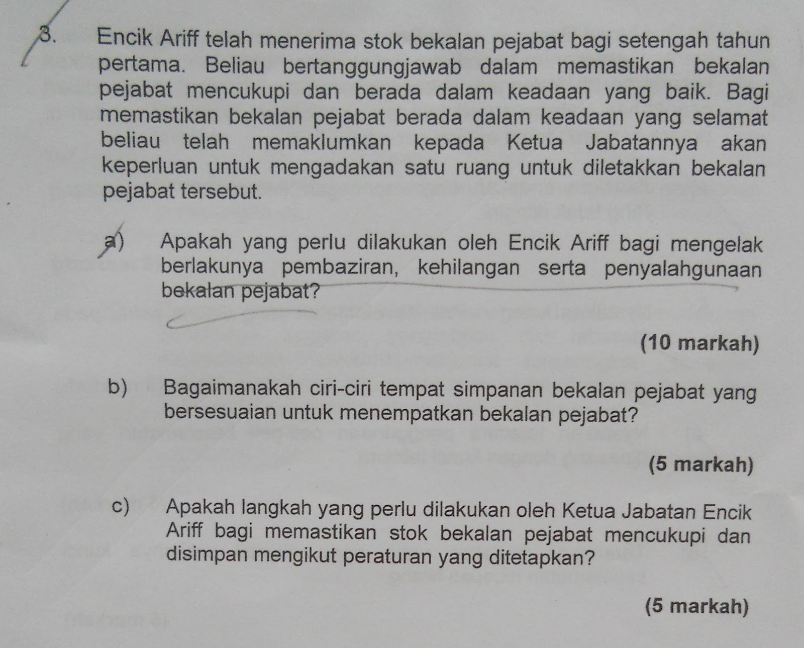 Soalan KPSL N27 Tahun 2012 haku punyer suke