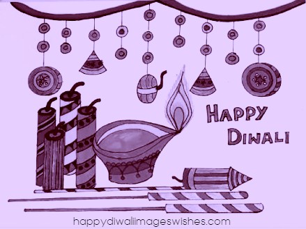 Beautiful Diwali Drawing