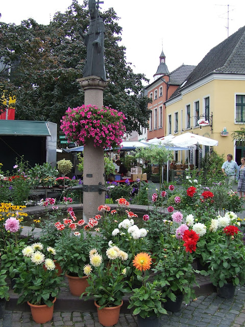 Reisfotografie: Bloemenmarkt in Xanten (Duitsland)