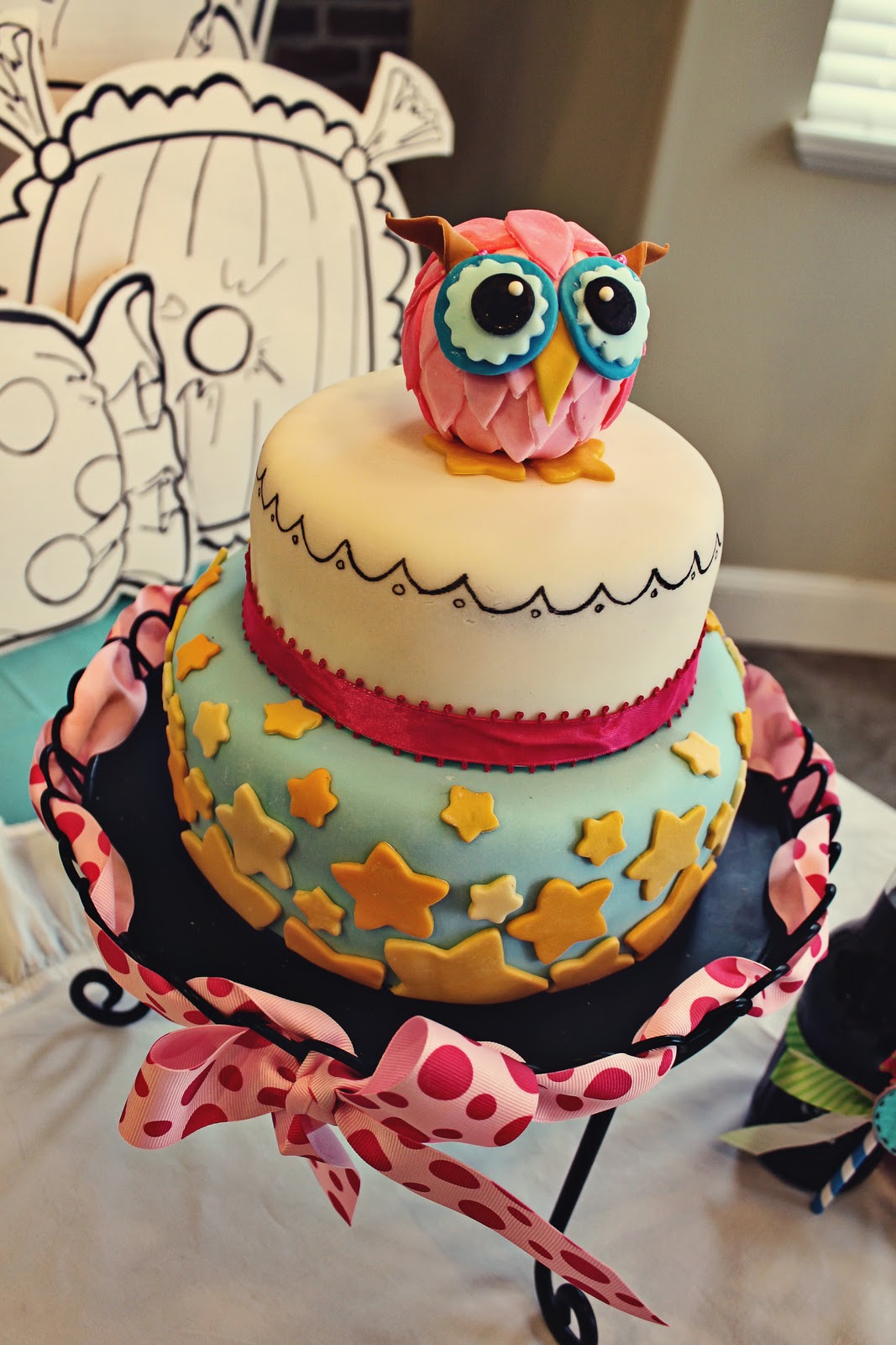  Love  and Celebr8 Night Owl little girl birthday  party  