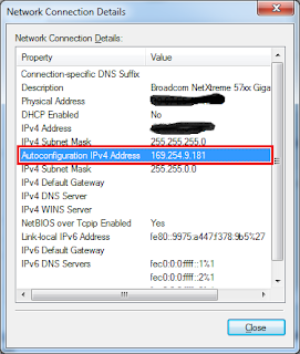 ip address yang berubah dengan sendirinya