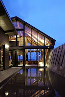 Chiba Gorgeous Wood And Glass House Design With Mountains And Ocean As Its Neighbors