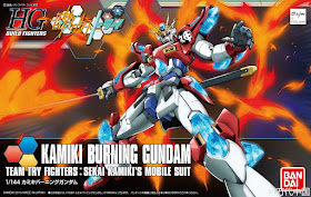 Kamiki Burning Gundam tratto da Gundam Build Fighters
